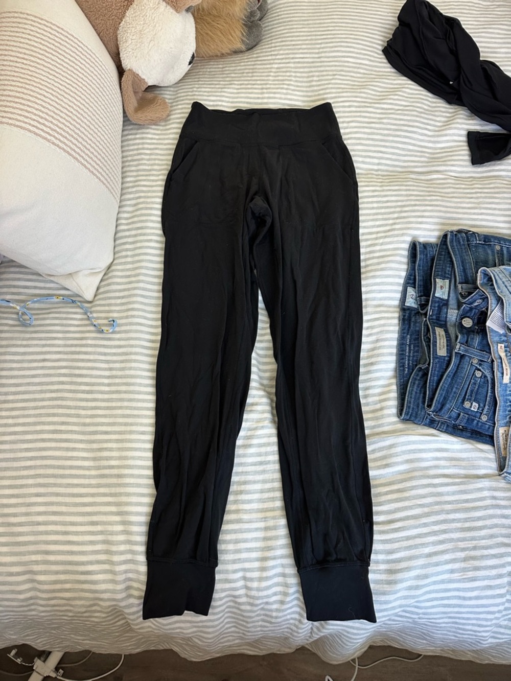 lululemon athletica Black Track Jogger Pants
